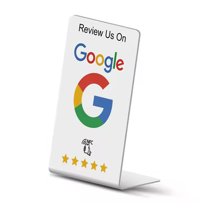 kaufen Anpassbarer Google-Rezensionsstand NFC-Tischstand Anzeige 13,56MHz online manufacture