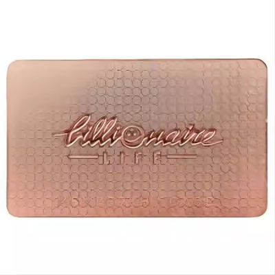kaufen Roségold-Eingravierte NFC-Visitenkarten aus Metall Kontaktlos wasserdicht online manufacture