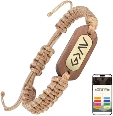 kaufen Neue Ankunft Maßgeschneiderte Gestaltung täglich Bibel Verse Armband mit NFC Christian Bibel Verse Armbänder online manufacture