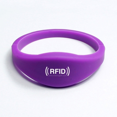 TK4100 EM4200 T5577 Silikon-Wasserdichtes RFID-Armband für das Eventmanagement