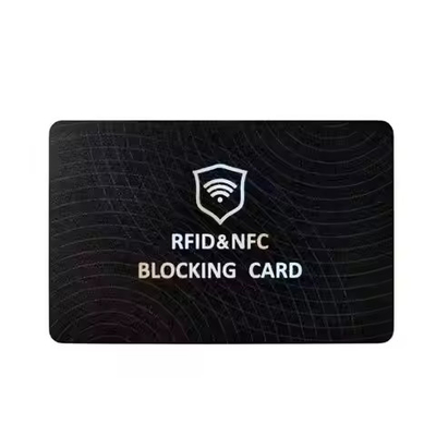Wirksame RFID-Karte gegen Diebstahl Anti-Skimming Shield-Karte Bequemlichkeit