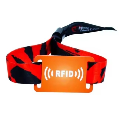 13.56Mhz NFC Tag Armband Woven RFID Armbänder für Veranstaltungen