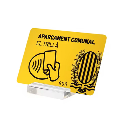 CR80 RFID-Karte Logo kundenspezifische Prägte Visitenkarten für die Treue Mitgliedschaft