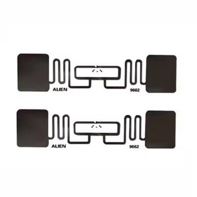 UHF Transparent PVC Aluminium Etched PET Wet Inlay RFID Tag verschiedene Größen erhältlich