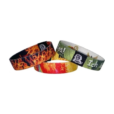 Elastischer Polyester Wiederverwendbarer RFID-Armband